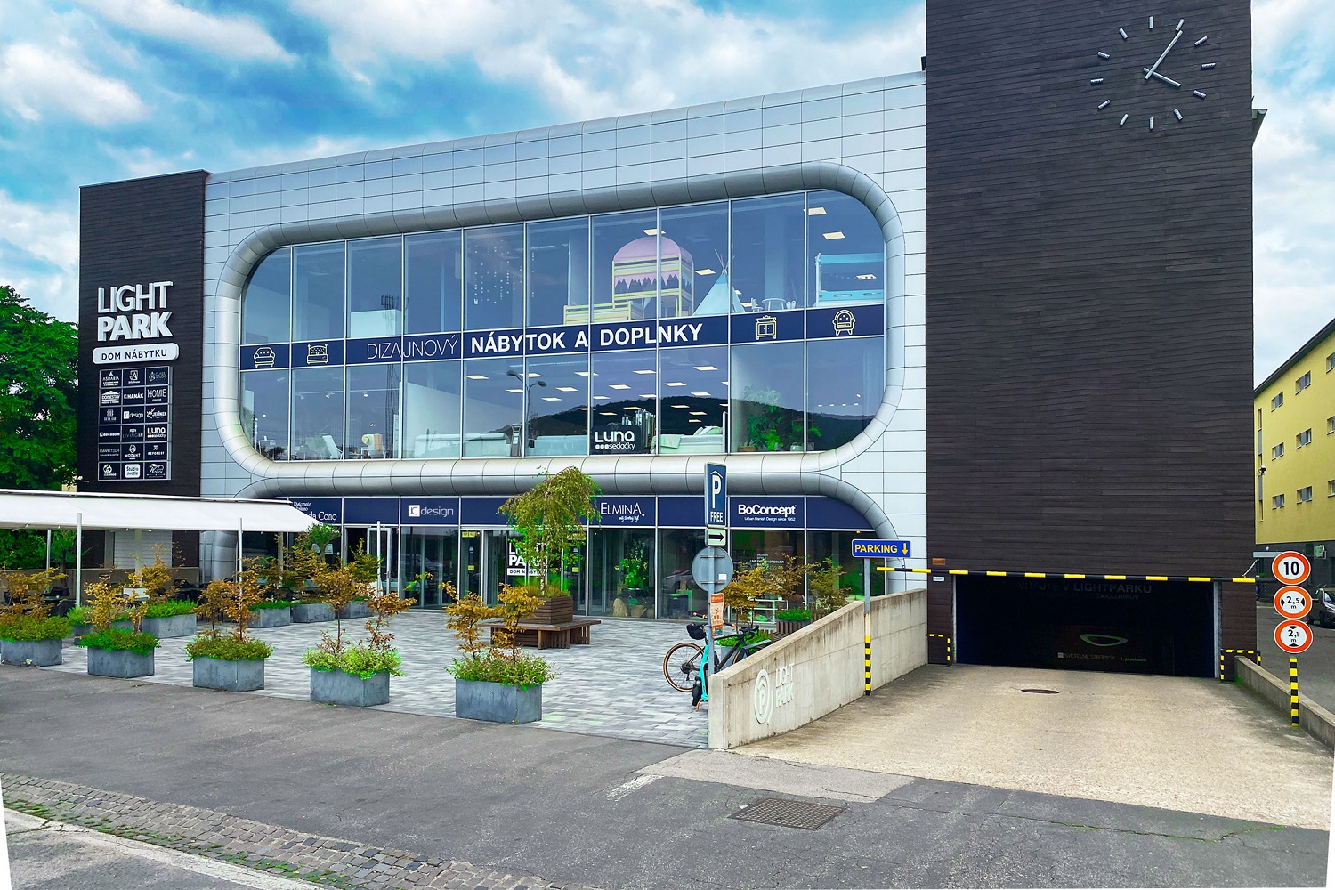 Exterior of the LightPark building